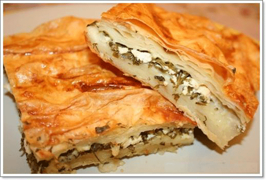 Peynirli Ispanaklı Börek Tarifi ve Malzemeleri
